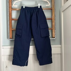 Boys, Hanna Andersson, snow winter pants size 120 (6-7) navy blue